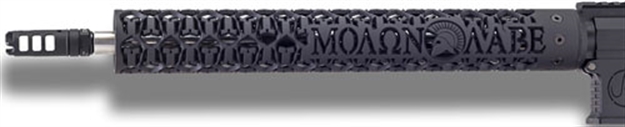 Picture of U-Nique Handguard 15" Black Molon Labe Fits Ar-15