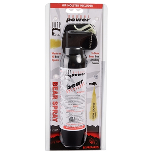 Picture of  Udap 15Hp Magnum Bear Spray  OC Pepper Range UP TO 35 FT 9.20 OZ Includes Hip Holster