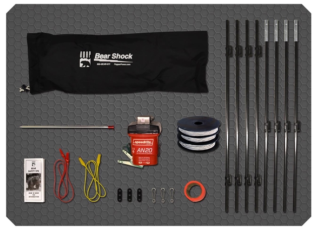 Picture of Udap Industries Inc Bear Shock Ultra Light Electric Fence, Runs ON 2 D-Cells, Carry Case BEF
