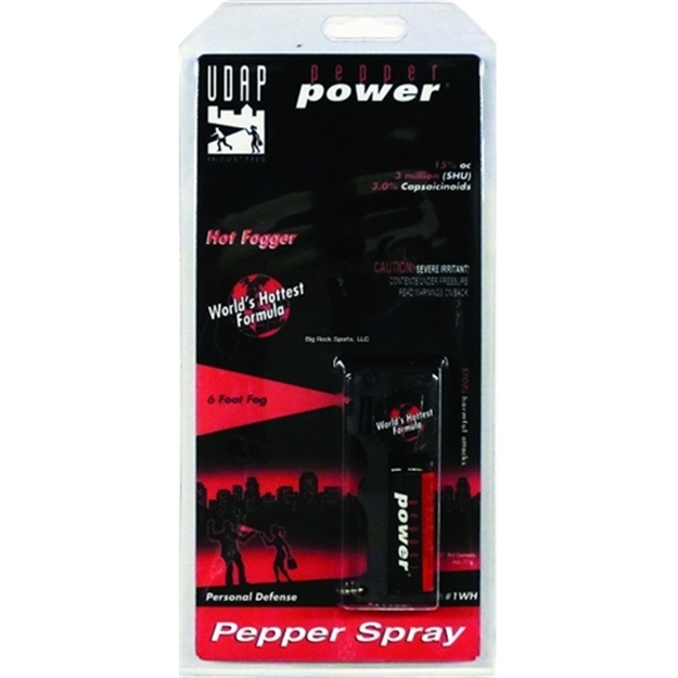 Picture of Udap Industries Inc Hot Fogger Key Chain Pepper Spray, 6 FT Fog, 15% Oc, .4Oz 11G