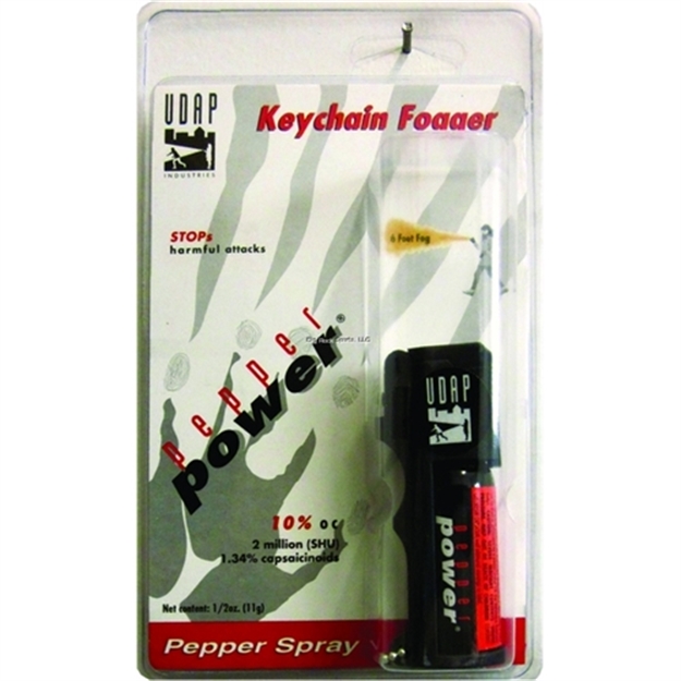 Picture of Udap Industries Inc Key Chain Fogger Pepper Spray, 6 FT Fog, 10% Oc,  .4Oz G
