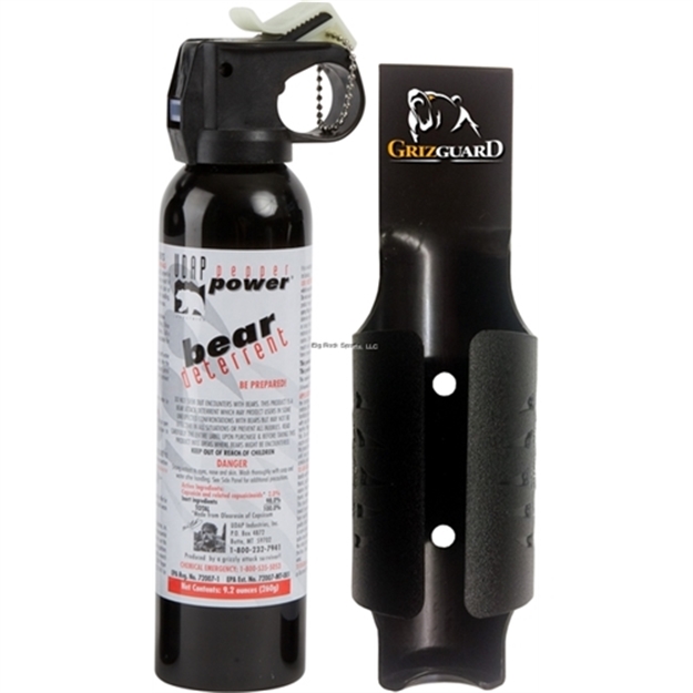 Picture of Udap Industries Inc Magnum Bear Spray W/ Plastic Grizguard Holster (Fog) 9.2Oz-260G 15SO 679354001164