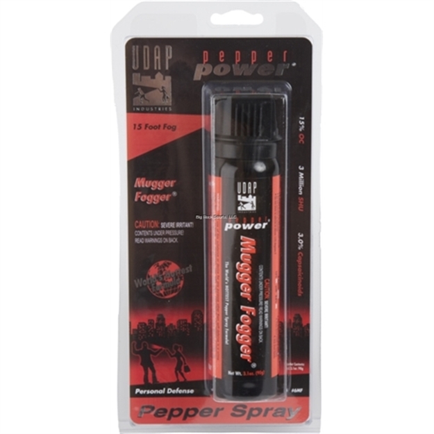 Picture of Udap Industries Inc Mugger Fogger Peper Spray, 15 FT Fog, 15% Oc, 3.1 Oz, 90G