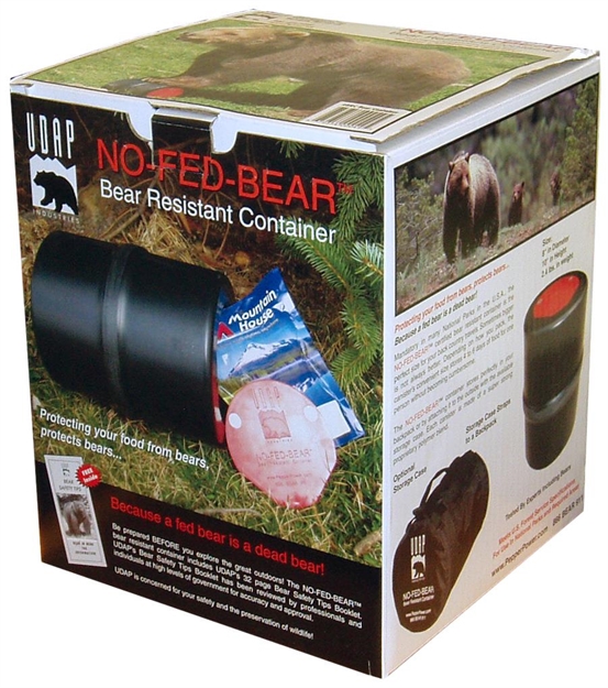 Picture of Udap Industries Inc No-Fed-Bear Bear Resistant Food Container/Canister, 8"D X 10"H BRC
