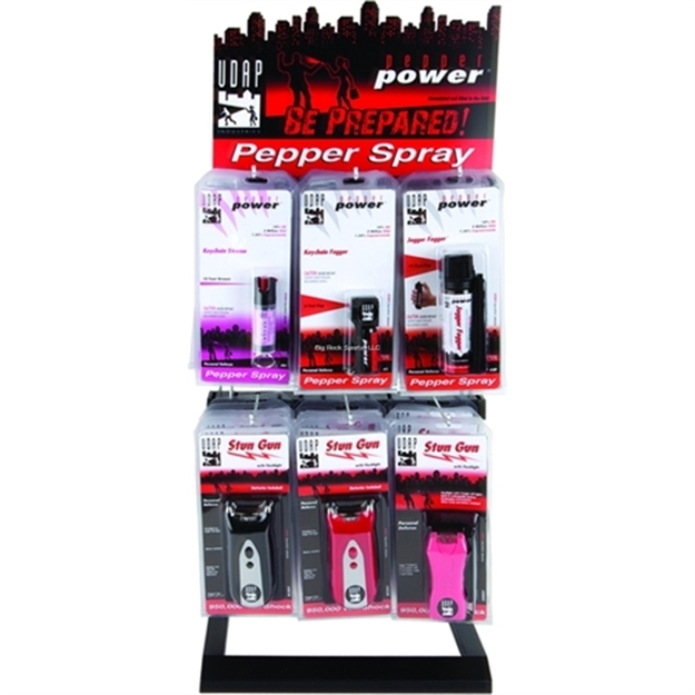 Picture of Udap Industries Inc Stunner Rack Pepper Spray And Stun Guns Display
