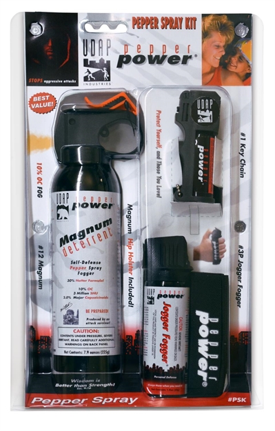 Picture of Udap Industries Inc Pepper Spray Kit - Fog 6.3Oz Bear #9-2Oz #1 Key Chan Pen Spy PSK 679354000242