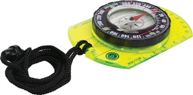 Picture of Ultimate Survival Technologies HI Vis Waypoint Map  * Compass W/Breakaway Lanyard