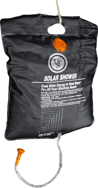 Picture of Ultimate Survival Technologies Solar Shower Holds 5 Gal Blk W/Hndle Damaged Packaging