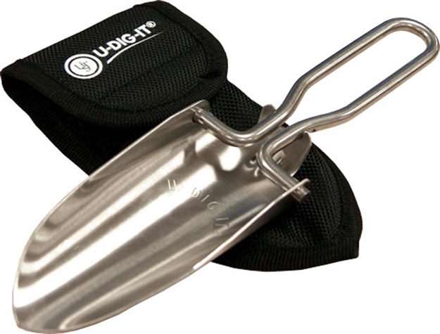 Picture of Ultimate Survival Technologies U-Dig-It Pro Folding   * Shovel W/Sheath