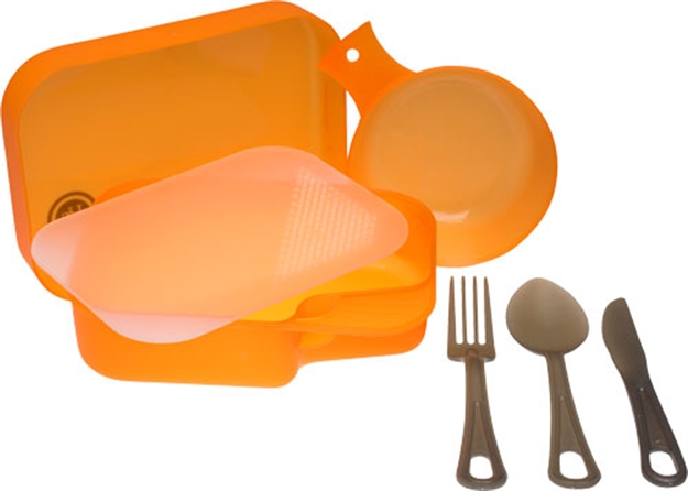Picture of Ultimate Wild Lights Packware Mess Kit W/ Meal Essentials Orange