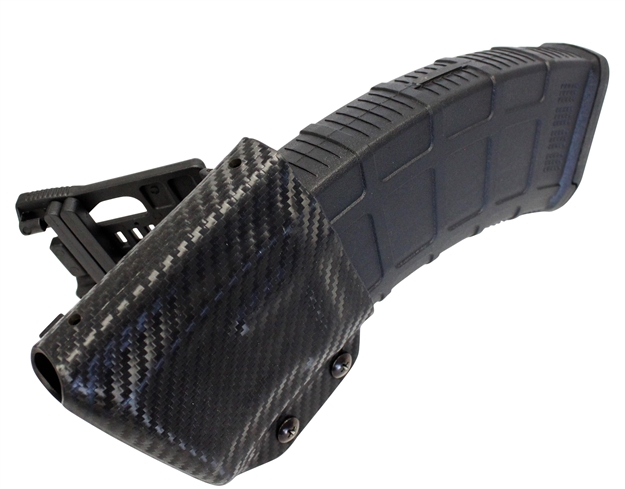 Picture of UM Tactical Akmag AK Mag Holder With Attachments Black Carbon Fiber