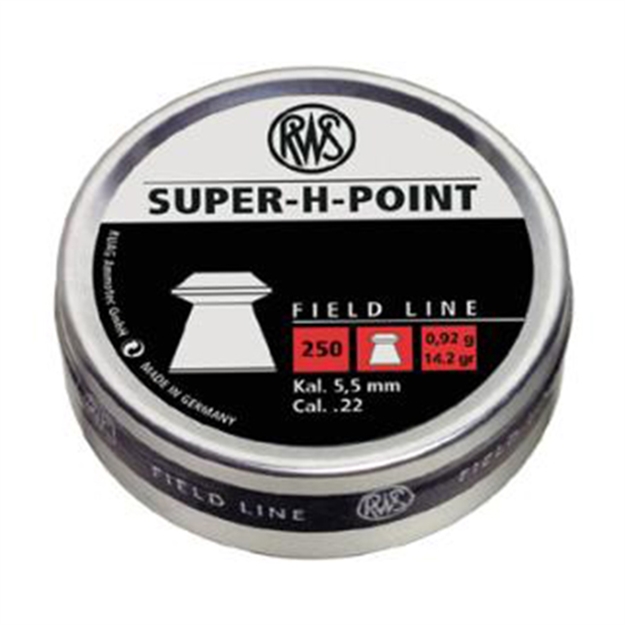 Picture of Umarex Usa 2317404 Super-H Point Field Line 22 Lead Hollow Point/ 200 Per Tin 2317382