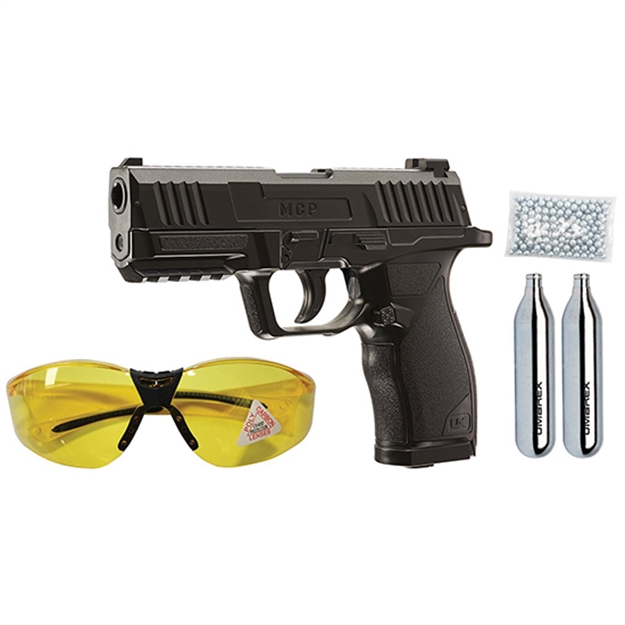 Picture of Umarex Mcp Kit, Mcp Pistol, Safety Glasses, 250 Steel Bb's, 1 Co2 Cartridge, 410 Fps, .177 BB 2252118 723364521188