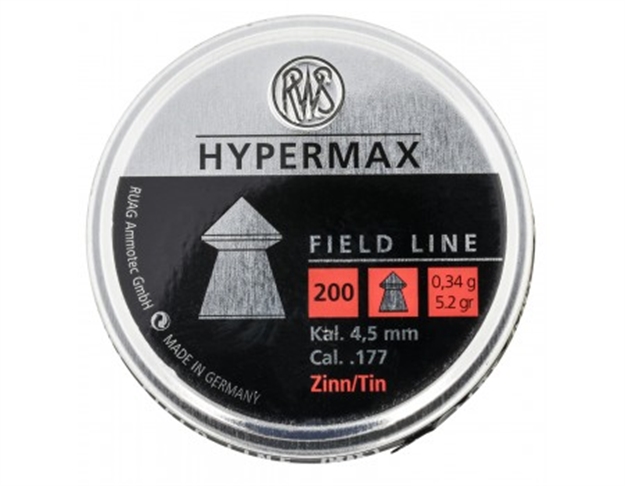 Picture of  Rws/Umarex 2317421 Hypermax Field Line 177 200 Per Tin 723364174216