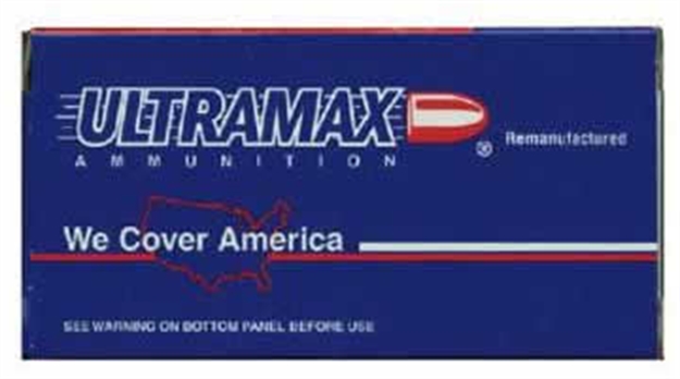 Picture of Ultramax Pistol Ammo 380 Acp, Fmj, 95 Gr, 870 Fps, 50 Rnd, Boxed