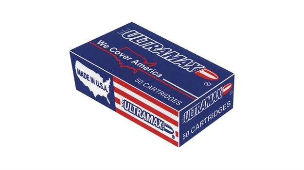 Picture of Ultramax Pistol Ammo 40 S&W, Cnl, 180 Gr, 890 Fps, 50 Rnd, Boxed