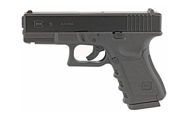 Picture of  Umarex 2255200 Glock 19 Gen3 Co2 177 BB 16+1 4.25" Black Polymer Grips 723364552007