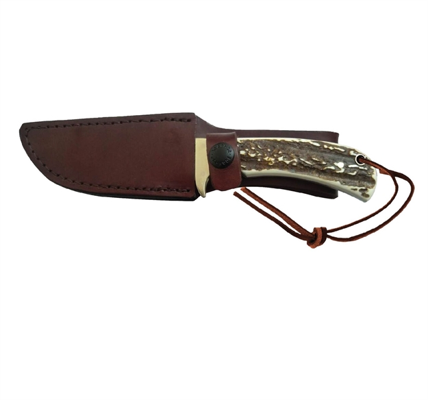 Picture of Uncle Henry Staglon 4" Fixed Blade W/Leather Sheath - Boxed 1100034