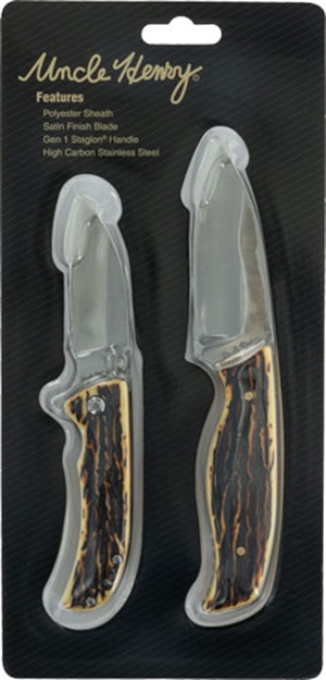 Picture of Uncle Henry Henry Knife & Liner Lock Folder Staglon Hndle Promo Q3