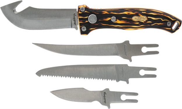 Picture of Uncle Henry Henry Knife W/4 Blade Intchngle Set Staglon Promo Q3