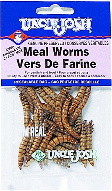 Picture of Uncle Josh Meal Worm, 24Pk, Resealable Bag