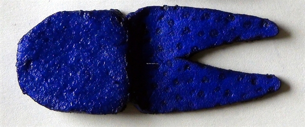 Picture of Uncle Josh Pork Frog Blue - 3 Per Jar