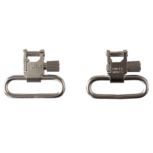 Picture of  Uncle Mike's Mo10022 Super Swivel  Quick Detach 115 Tri-Lock Nickel 1" 043699100224