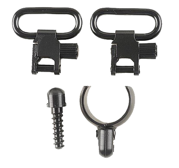 Picture of  Uncle Mike's 15932 Magnum Band Swivel Set Made OF Steel With Blued Finish, 1" Loop Size, Quick Detach 115 Sg-2 Style For Most 12 Gauge Shotguns