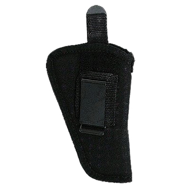 Picture of Uncle Mike's 21110 Gunmate Hip Holster Iwb Size 10 Black Tri-Laminate Belt Clip/Belt Loop Fits Large Frame Pistol Fits 4" Barrel Belt 2" Wide Ambidextrous 21110C