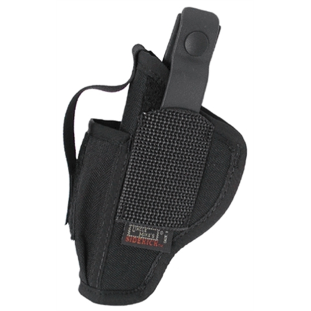 Picture of Uncle Mike's 70010 Sidekick Hip Holster Iwb/Owb Size 01 Black Kodra Nylon Belt Clip Fits Medium Autos Fits 3-4" Barrel Belt 2.25" Wide Includes Adjustment Tool Ambidextrous MO70010