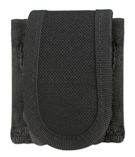 Picture of  Uncle Mike's 88271 Universal Speedloader Mag Pouch Single Black Kodra Nylon Hook & Loop Belts 2.25" Wide 043699882717