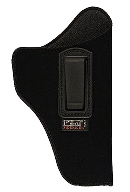 Picture of  Uncle Mike's 89021 Inside The Pants Holster Iwb Size 02 Black Suede Like Belt Clip Fits Med/Intermediate DA Revolver Fits 4" Barrel Right Hand