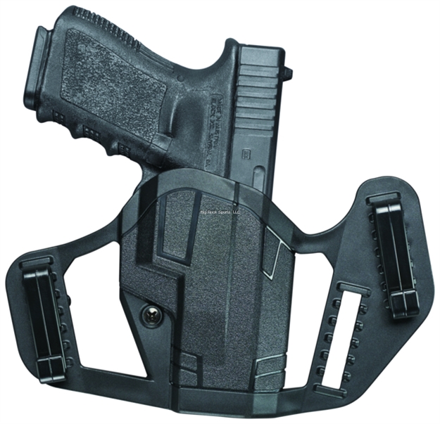 Picture of  Uncle Mike's 79130 Apparition  Iwb/Owb Black Polymer Belt Clip Compatible W/Glock 43/43X Ambidextrous 604544640052