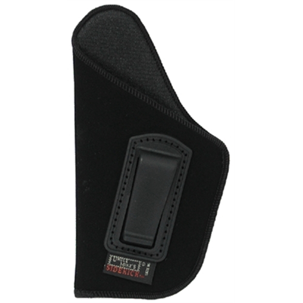Picture of  Uncle Mike's 89162 Inside The Pants Holster Iwb/Owb Size 16 Black Suede Like Belt Clip Fits Med/Large Semi Autos Fits 3.25-3.75" Barrel Left Hand 043699891627