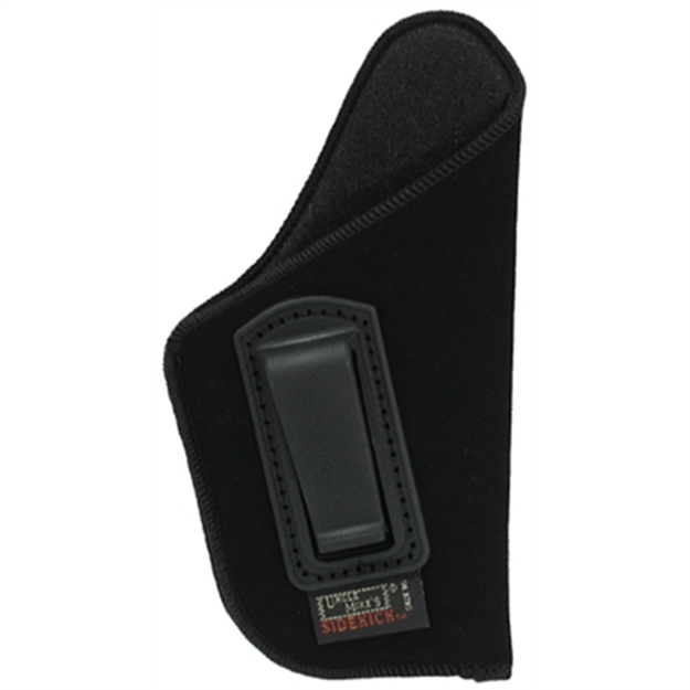 Picture of  Uncle Mike's 89161 Inside The Pants Holster Iwb Size 16 Black Suede Like Belt Clip Fits Med/Large Semi Autos Fits 3.25-3.75" Barrel Right Hand 043699891610