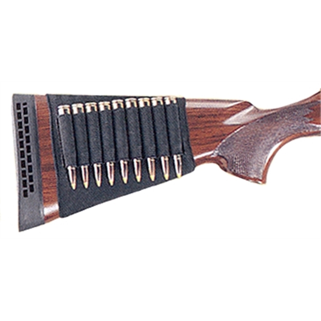 Picture of  Uncle Mike's 88481 Buttstock Shell Holder  Black Nylon 9Rd Rifle 043699884810
