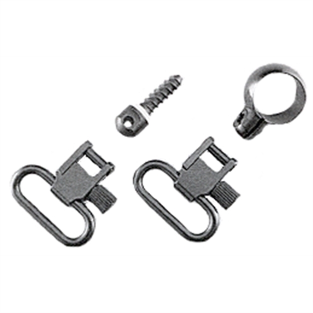Picture of  Uncle Mike's 14412 Super Swivel  Quick Detach Blued 1" Loop For Remington 7600/ 760 (1969-Present) 043699144129