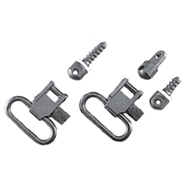 Picture of  Uncle Mike's 14612 Super Swivel  Quick Detach 115 Rug Tri-Lock Blued 1" Loop For Ruger 10/22