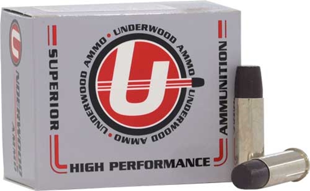Picture of Underwood Ammo 44 Rem Mag +P+ 340Gr Lead-Fn 20Rd 10Bx/Cs 743 816874020514