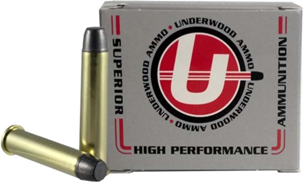 Picture of Underwood Ammo 45-70 Gov +P 430Gr Lead Flat Nose 20Rd 10Bx/Cs 751 816874022617