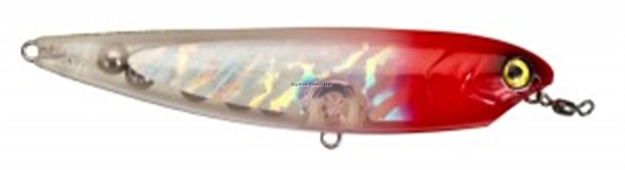 Picture of Unfair Dawgwalker Walk The Dawg Bait, 4.33", 1 Oz, 3X Hooks, Liveglow White, Floating
