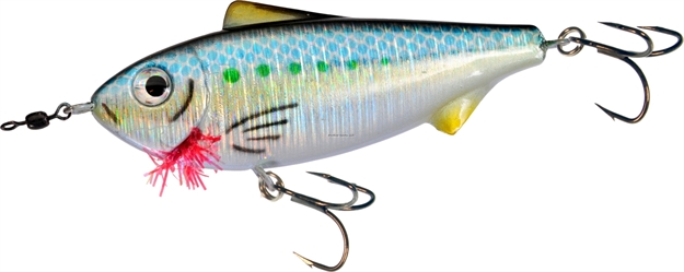 Picture of Unfair Paul's Dinkum Greenie Twitchbait, 2 3/4", 3/8 Oz, 3X Hooks, Shad, Suspending