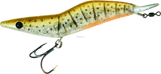 Picture of Unfair Paul's Dinkum Shrimp, 3.35", 3/5 Oz, 3X Hooks, Natural Tan, Suspending