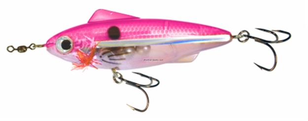 Picture of Unfair Paul's Rip-N-Slash Super Search/Twitchbait, 2 3/4", 3/8 Oz, 3X Hooks, Black Orange, Suspending