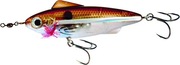 Picture of Unfair Paul's Rip-N-Slash Super Search/Twitchbait, 2 3/4", 3/8 Oz, 3X Hooks, Brown Ghost, Suspending