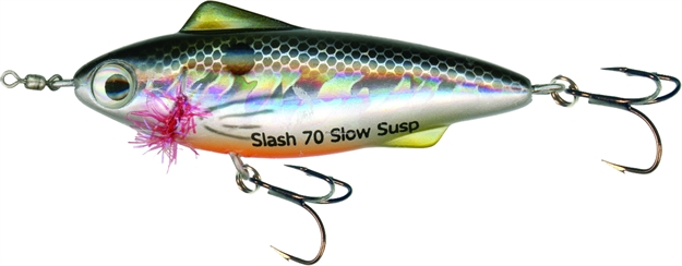 Picture of Unfair Paul's Rip-N-Slash Super Search/Twitchbait, 3.54", 3/4 Oz, 3X Hooks, Black Orange, Suspending