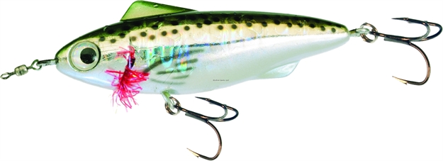 Picture of Unfair Paul's Rip-N-Slash Super Search/Twitchbait, 3.54", 3/4 Oz, 3X Hooks, Olive Trout, Suspending