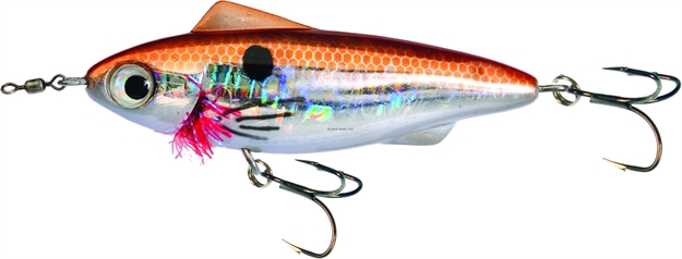 Picture of Unfair Paul's Rip-N-Slash Super Search/Twitchbait, 3.54", 3/4 Oz, 3X Hooks, Pearl Copper, Suspending