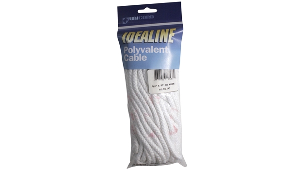 Picture of Unicord Rope Twi-Nyl 1/4X100' Wht