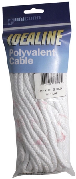 Picture of Unicord Rope Twi-Nyl 1/4X50' Wht